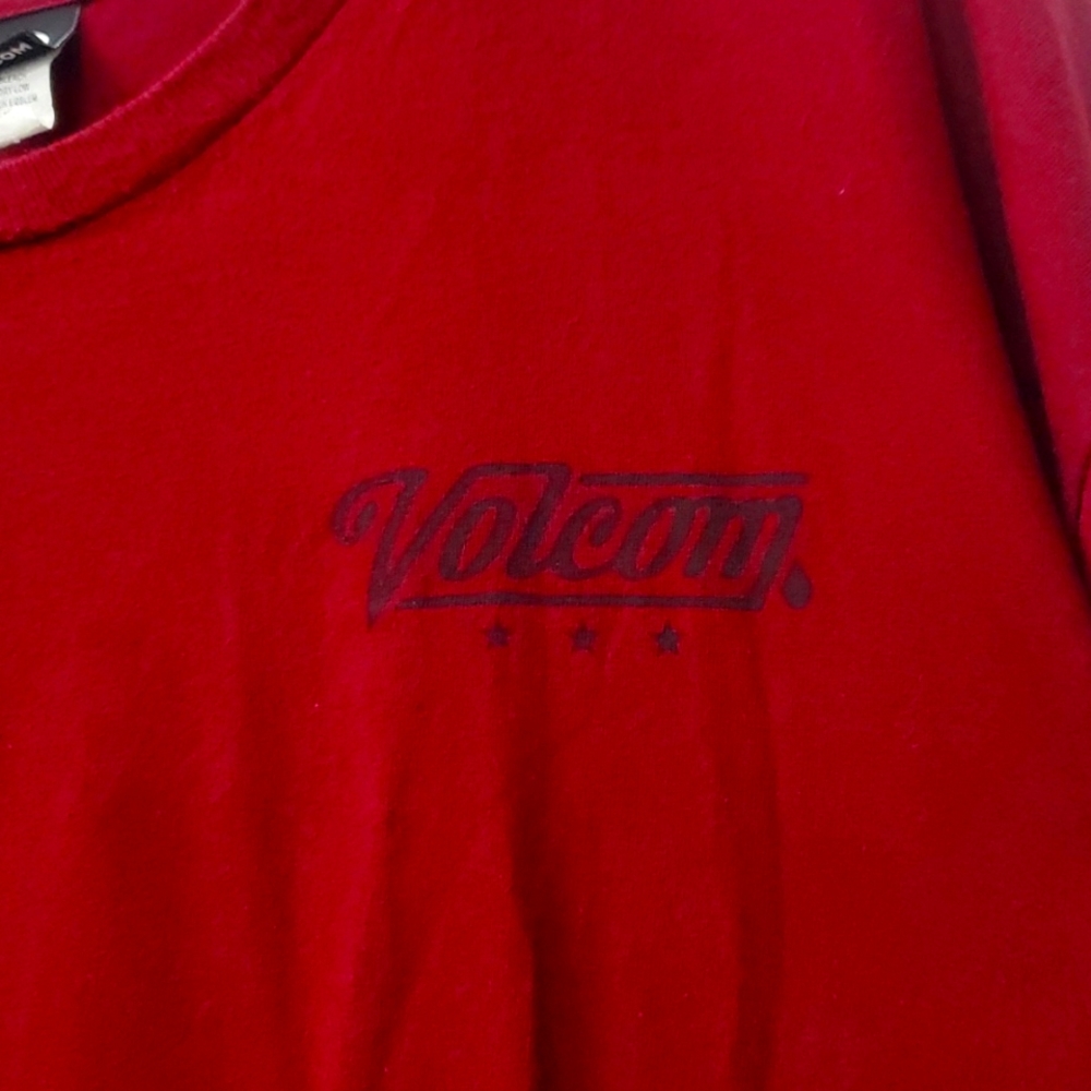 VOLCOM Men's XXL Maroon Tshirt
